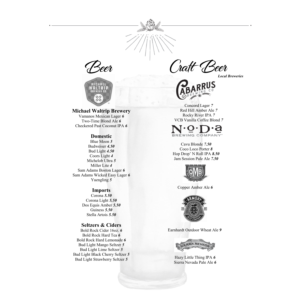 Drink Menu